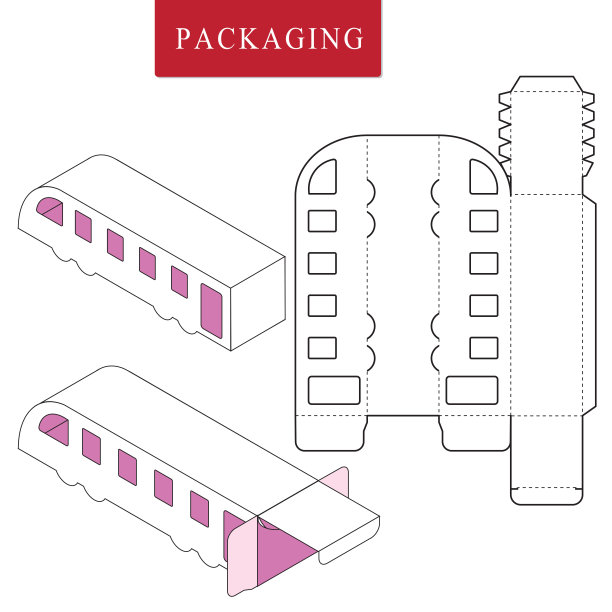 包模板传输概念。图片下载