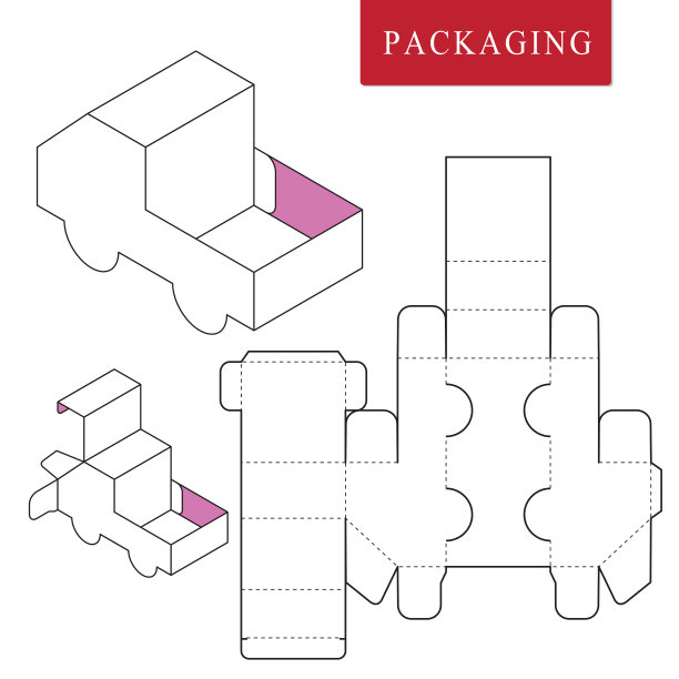 包模板传输概念。图片下载