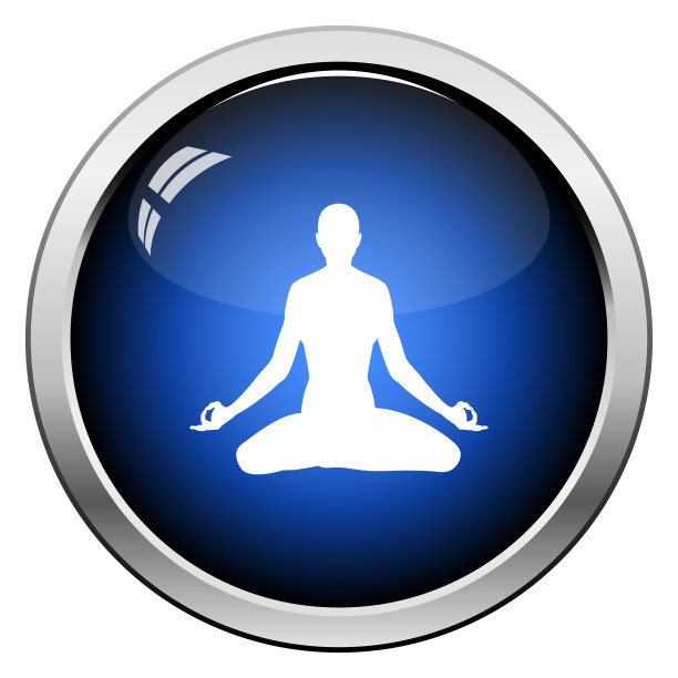 莲花姿势图标图片下载