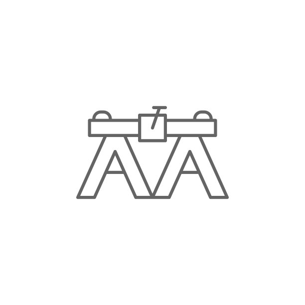 木工，工作台线矢量图标图片下载