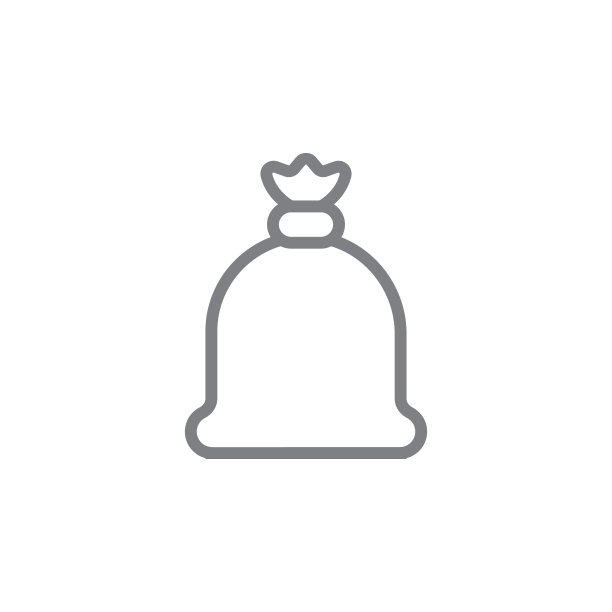 袋子，塑料，垃圾线矢量图标。污染图标元素图片下载