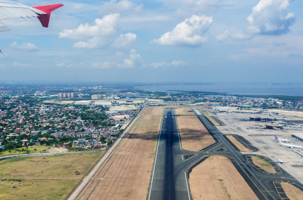 马尼拉机场鸟瞰图。菲律宾图片下载