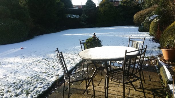 雪花满园，凉美时节，家温馨。图片下载