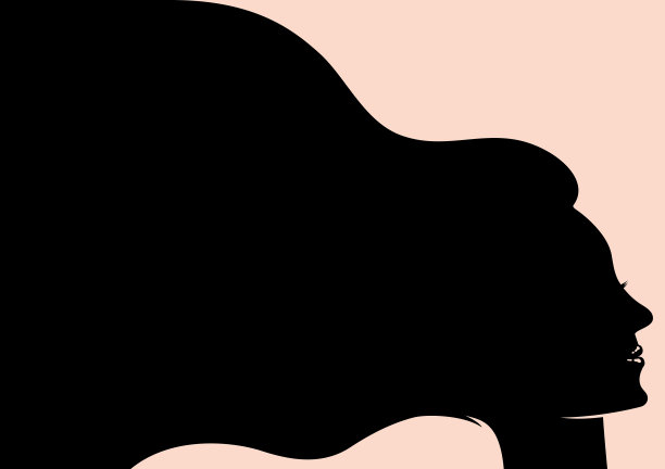 长头发的漂亮女人。图片下载