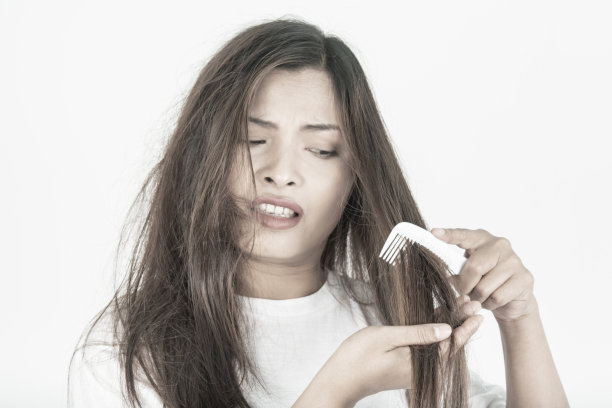 头发干燥，头发粗糙图片下载