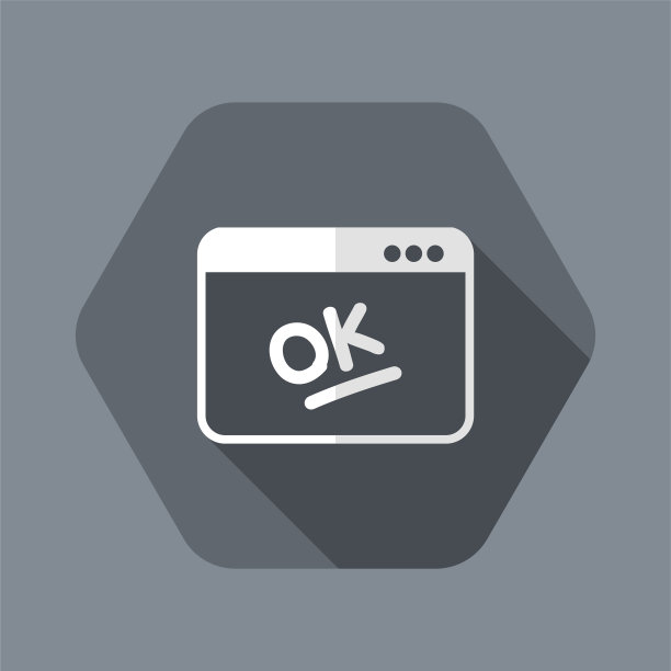 OK结果 - 批准申请 - 矢量扁平图标图片下载