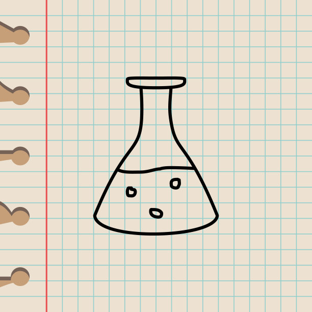 带有液体草图图标的烧瓶。移动概念和web应用程序的教育图标元素。轮廓瓶与液体素描图标可用于网络和移动图片下载