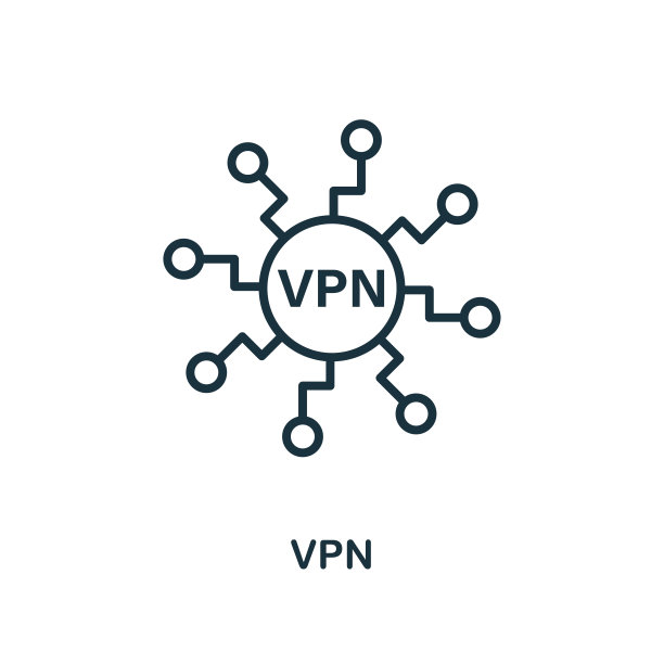 VPN图标：来自图标集合的创意元素设计，用于网页设计、应用、软件、印刷的像素完美VPN图标图片下载