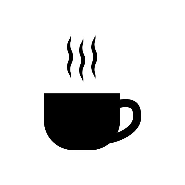 热茶咖啡杯矢量图标，用于平面设计、logo、网站、社交媒体、移动App、UI图片下载