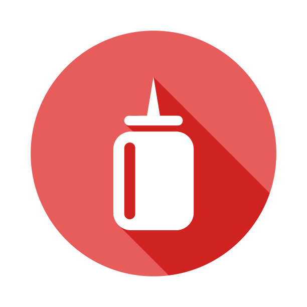 胶囊为液体长阴影平图标。移动概念和web应用的理发师图标元素。长影胶囊液体图标可以用于网络和移动图片下载