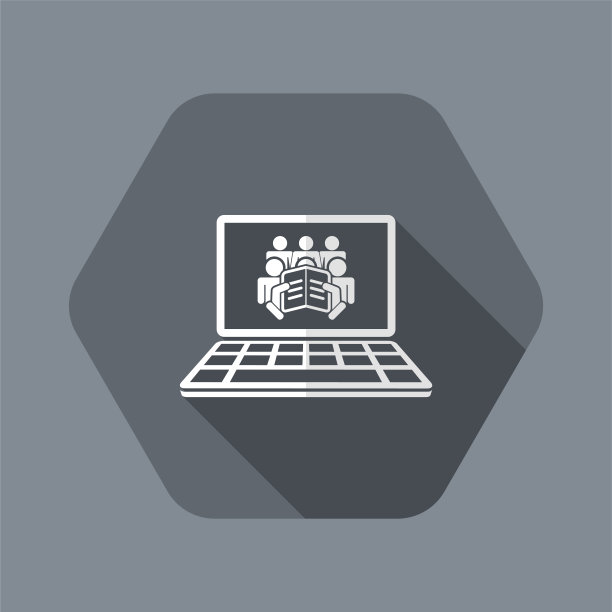 阅读web服务-矢量平面图标图片下载