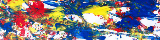 横幅抽象艺术。创意手绘背景，壁纸，纹理。图片下载