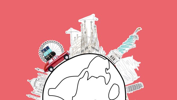 驾车旅行图片下载