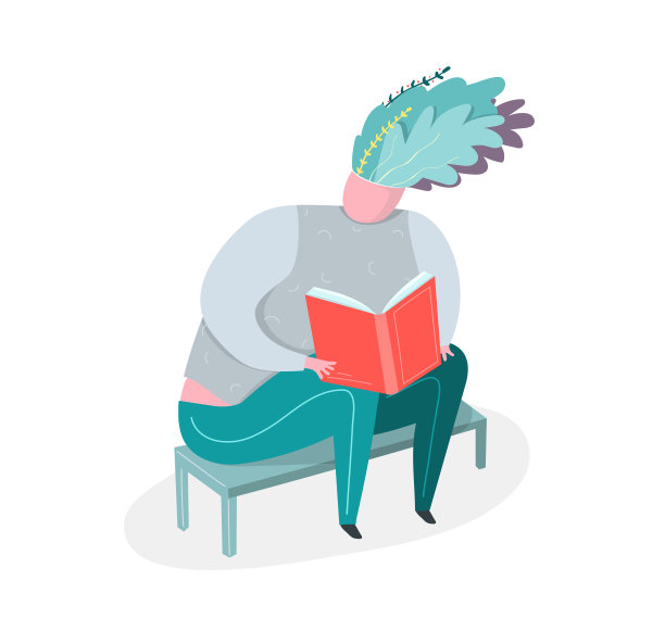 读书的胖男人美丽的心灵图片下载