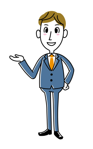 青年商人-引导的姿态图片下载