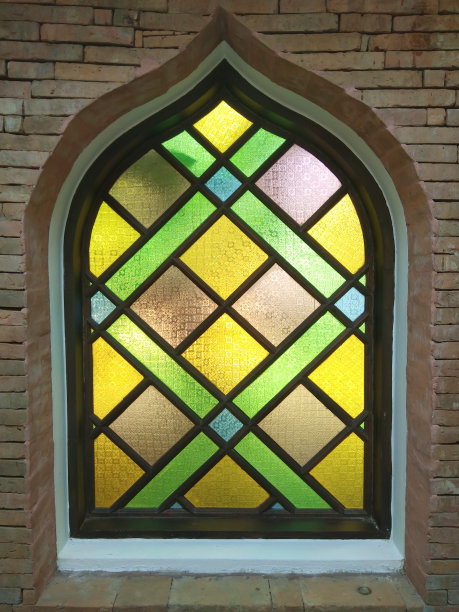 彩色玻璃窗的彩色玻璃图片下载