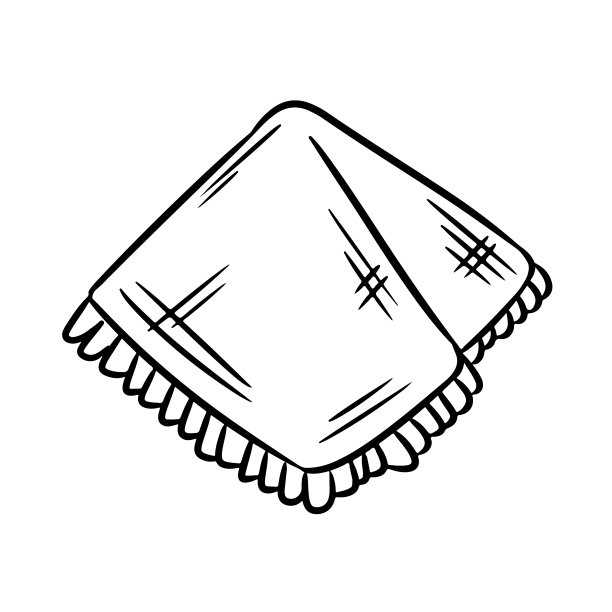 天然材质手帕。生态零浪费餐巾纸。绿色家园，无塑料生活图片下载