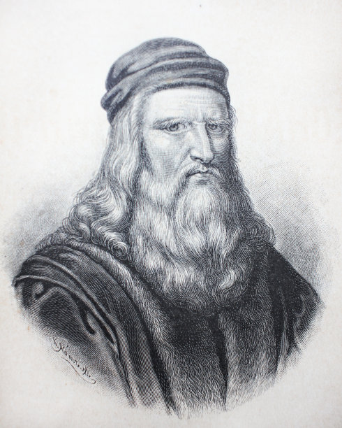 达芬奇的肖像。图片下载