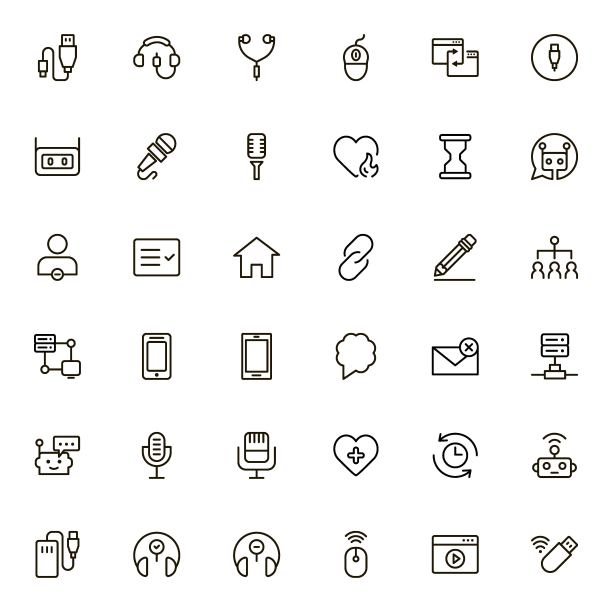 在线聊天线图标设置。图片下载