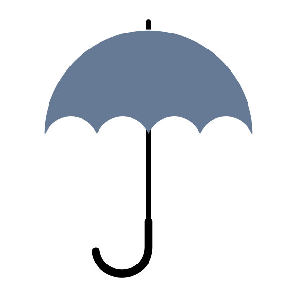 伞图标。矢量说明雨保护元素图标-矢量图片下载