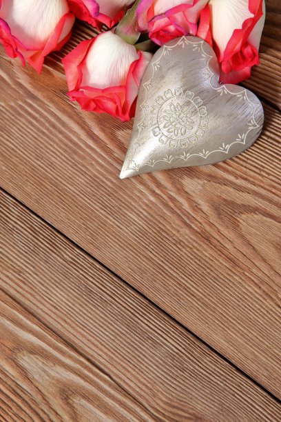 美丽的玫瑰作为一套与心在一张纸上为你的梦想项目与祝愿的情人。图片下载