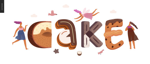 甜点的诱惑字体图片下载