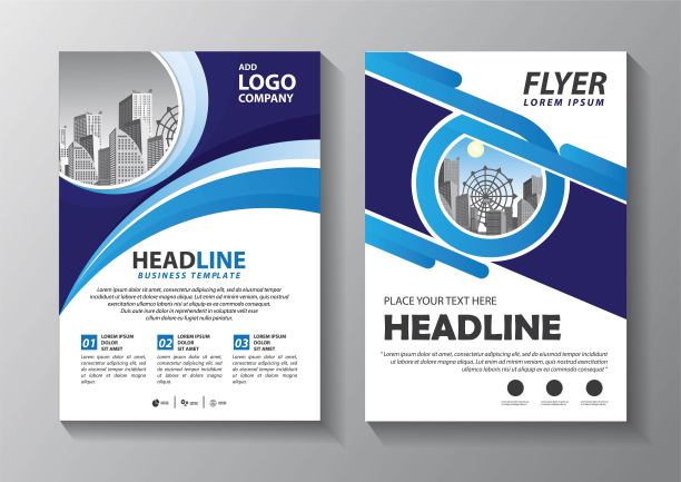 宣传册设计，封面现代布局，年度报告，海报，传单在A4彩色三角形，几何形状的技术，科学，市场与光背景素材图片