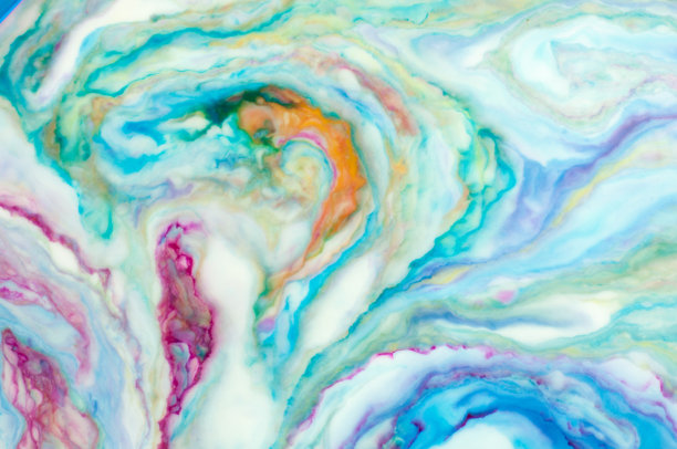 彩色抽象背景水彩画图片下载