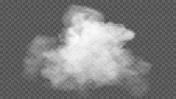 透明的特效与雾或烟突出。白云矢，雾或雾图片下载