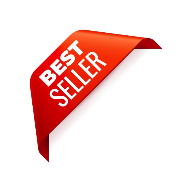 红色矢量横幅彩带在白色背景，角落彩带。图片下载