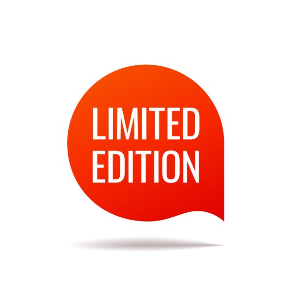 红色矢量旗帜讲话气泡在白色背景。图片下载