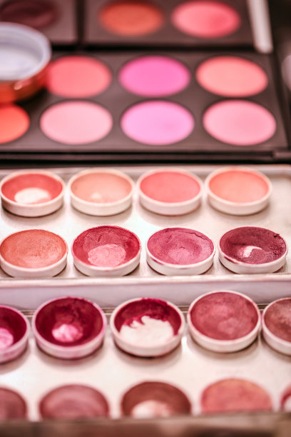口红调色板图片下载