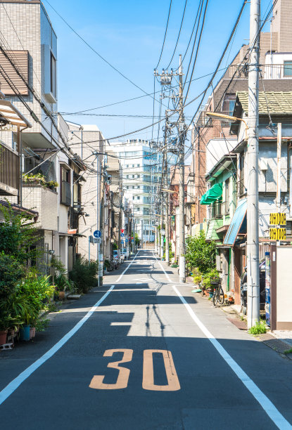 在东京的街头图片下载