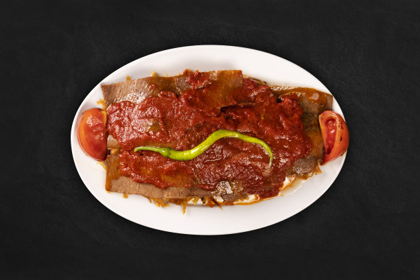 传统的土耳其烤肉，iskender图片下载