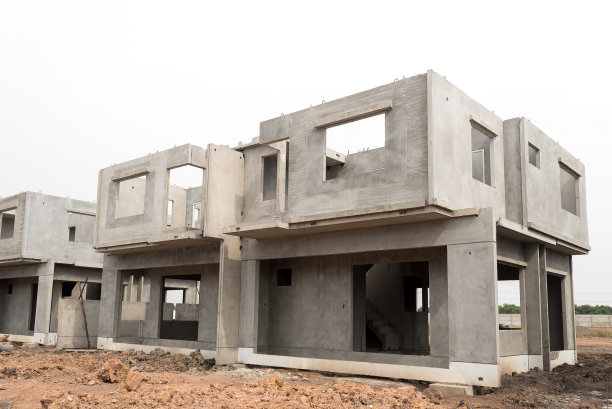 预制建筑。图片下载