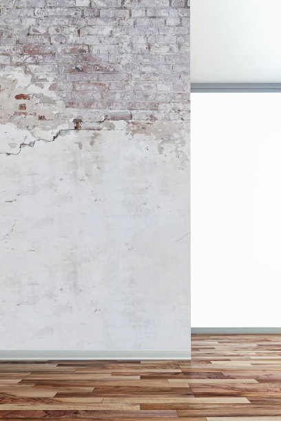 空废砖墙背景图片下载