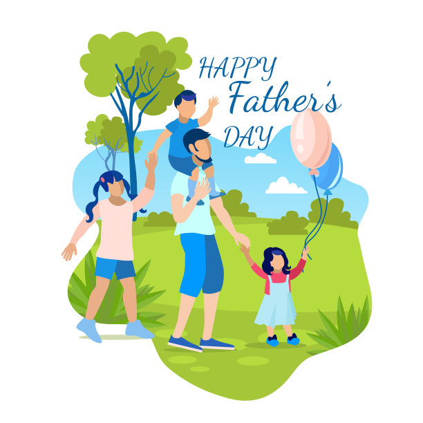 贺卡上写着父亲节快乐图片下载