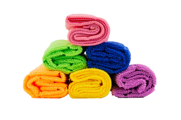 餐巾孤立在白色背景上。图片下载