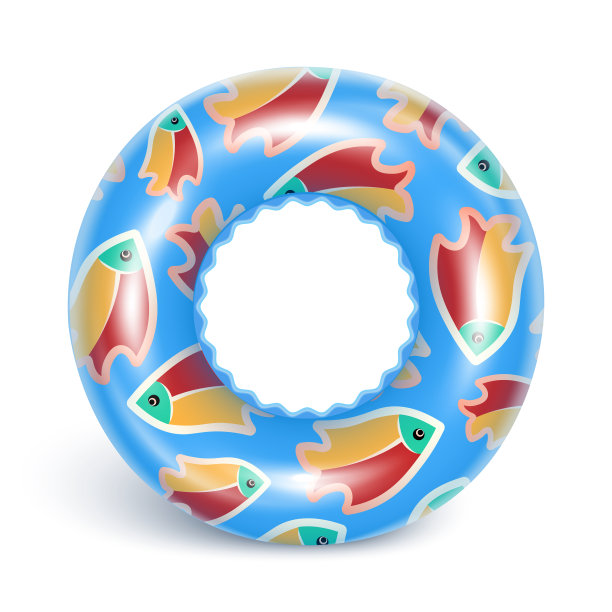 蓝色的游泳圈图片下载