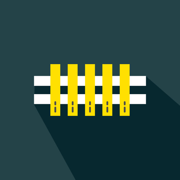 栅栏图标-现代最小平面设计-矢量图片下载