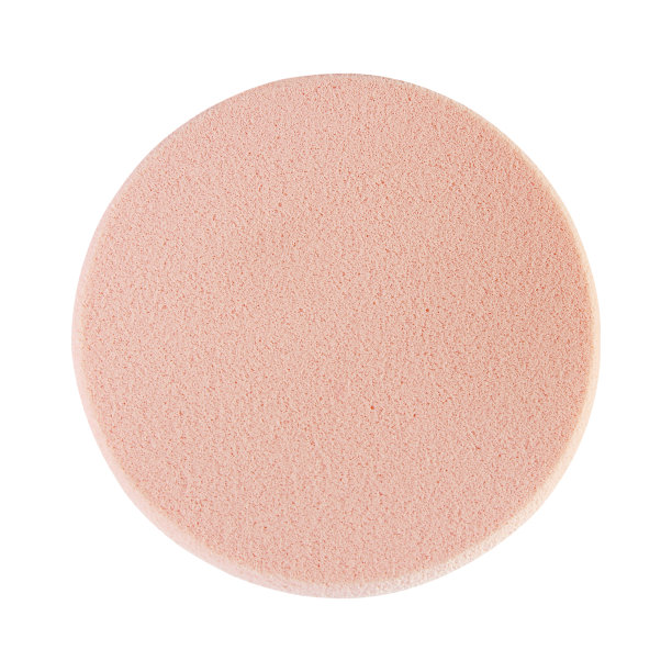 化妆海绵隔离在白色背景。图片下载