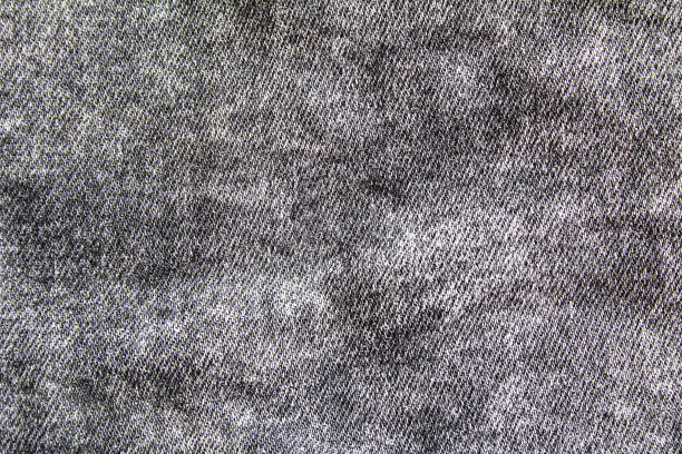 特写灰色破旧牛仔裤牛仔布纺织纹理背景。图片下载