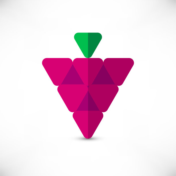 三角覆盆子图标图片下载