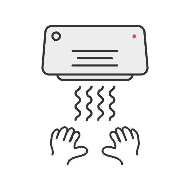 简单细线烘干机标志图片下载