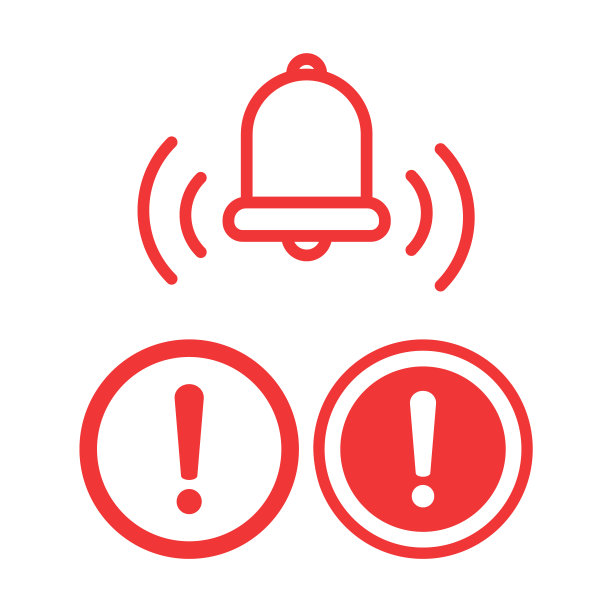 报警图标。危险信号的设计。谨慎错误图标图片下载