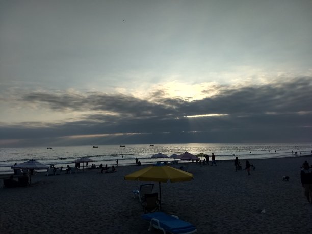 海滩上的日落图片下载