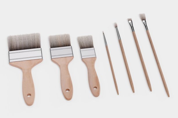 逼真的3d笔刷渲染图片下载