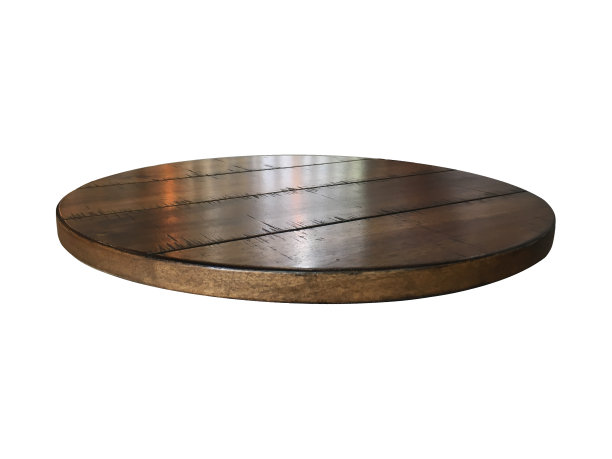 空白顶部木制吧台或柜台咖啡桌孤立在白色。图片下载