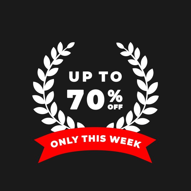 折扣标签现代设计理念图片下载