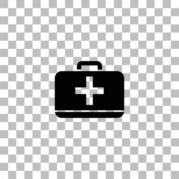 扁平风格急救箱图标图片下载